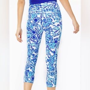 Lilly Pulitzer Luxletic Small weekender Leggings Shell me you love me EUC
